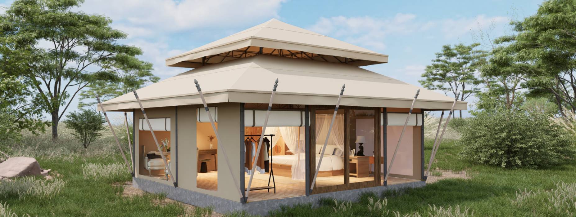 中山区户外野奢帐篷